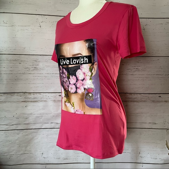 Live Lavish tee - Picture 2 of 6